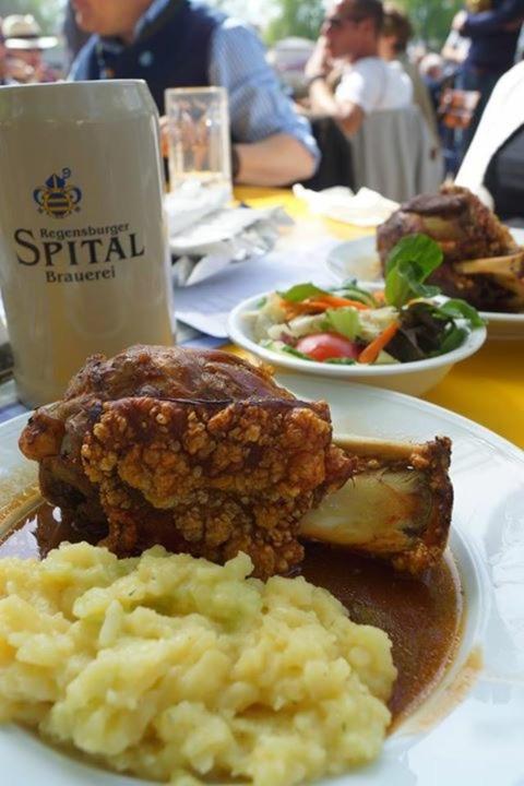 Brauereigaststatte Spitalgarten 레겐스부르크 외부 사진